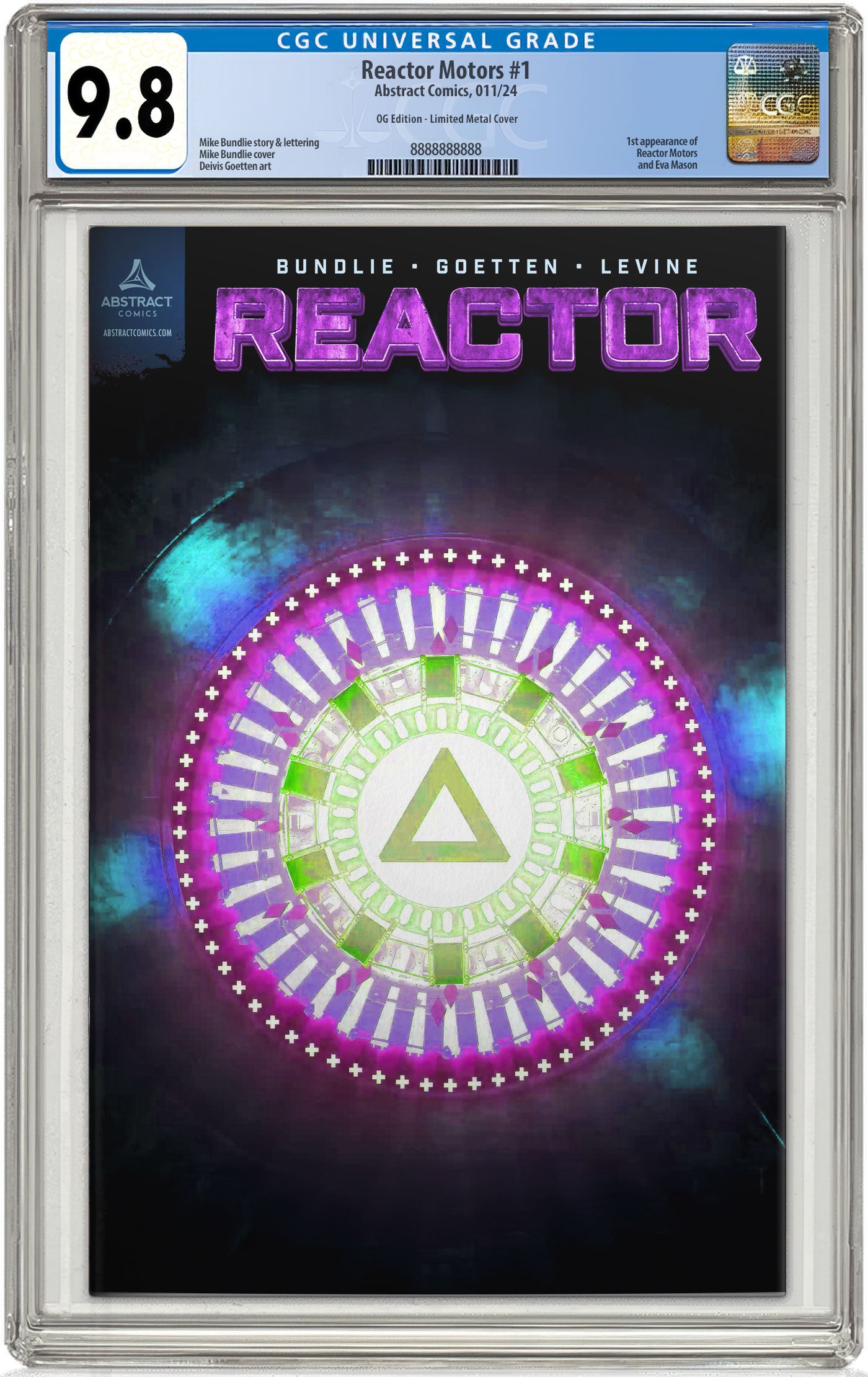 Reactor 2042 Vol 1 OG Metal CGC 9.8 Emerald