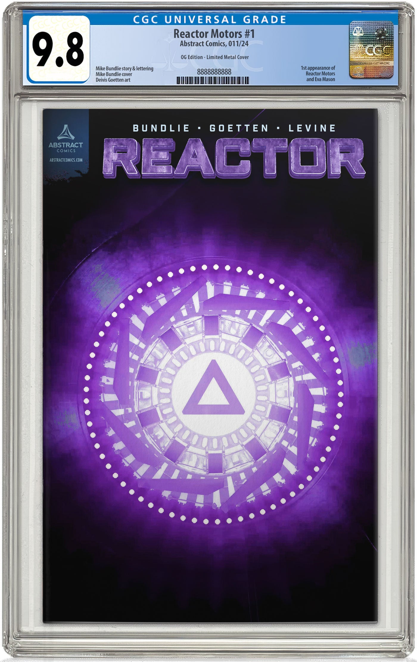 Reactor 2042 Vol 1 OG Metal CGC 9.8 Amethyst