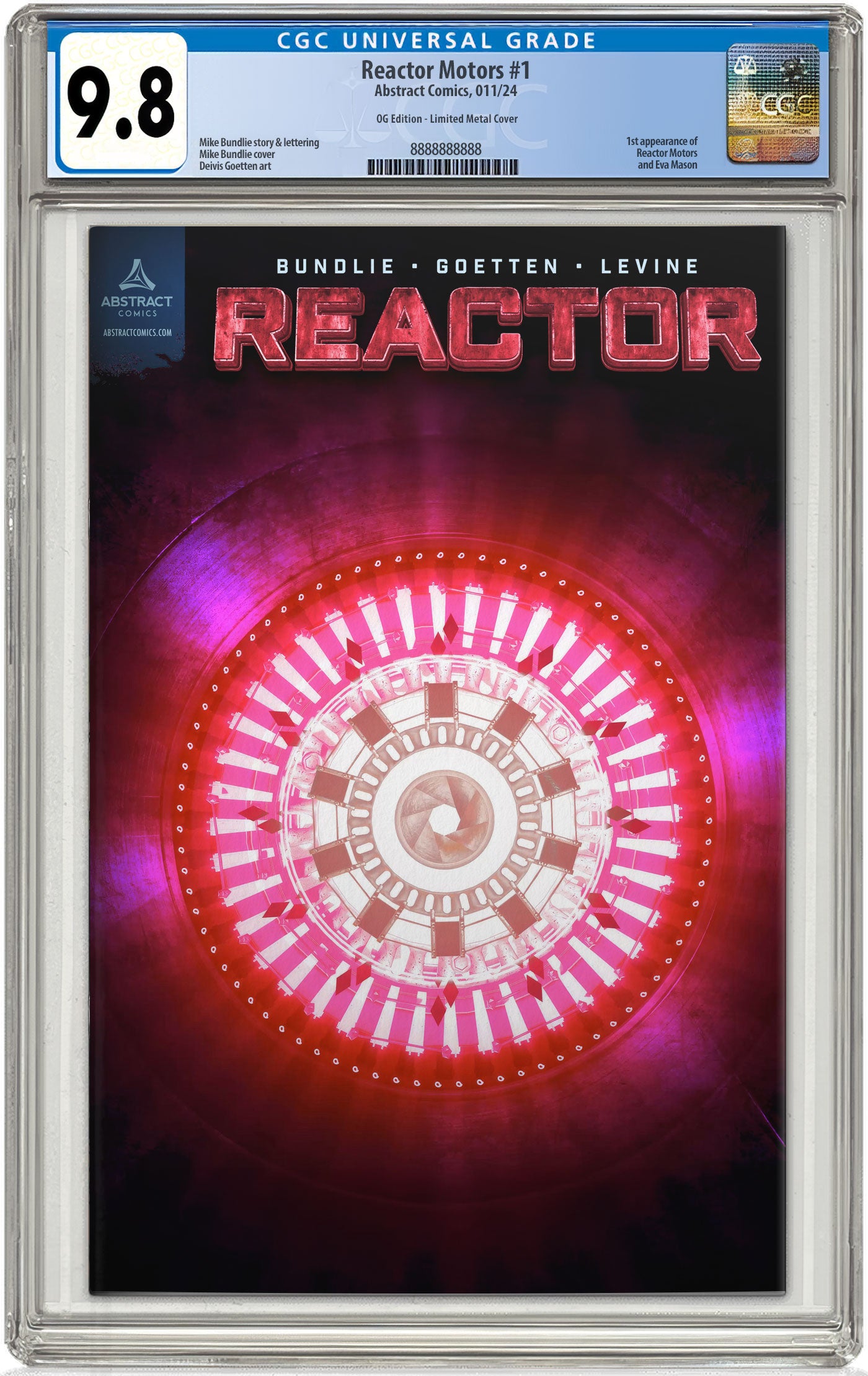 Reactor 2042 Vol 1 OG Metallo CGC 9.8 Rubino