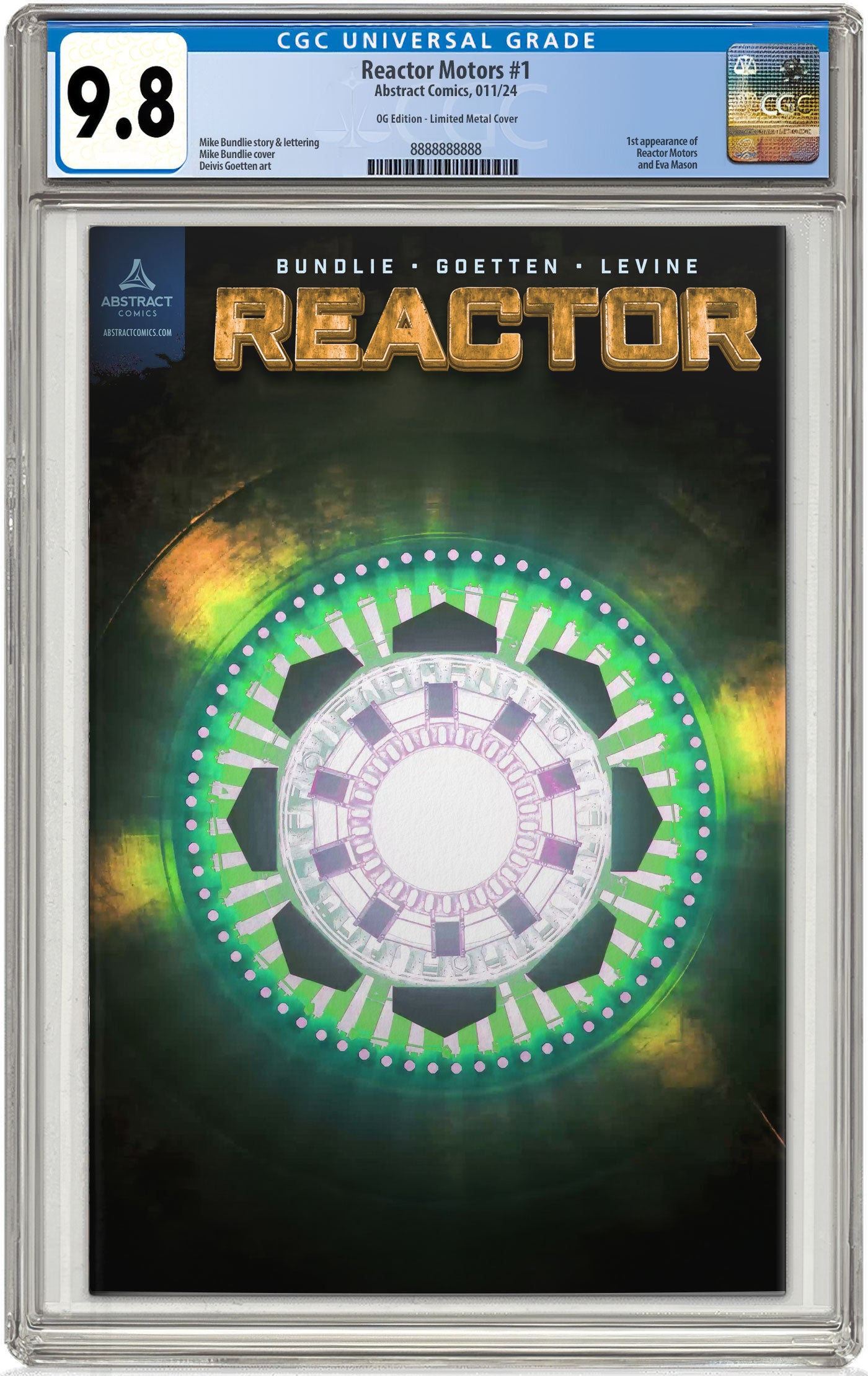 Reactor 2042 Vol 1 OG Metal CGC 9.8 Citrine