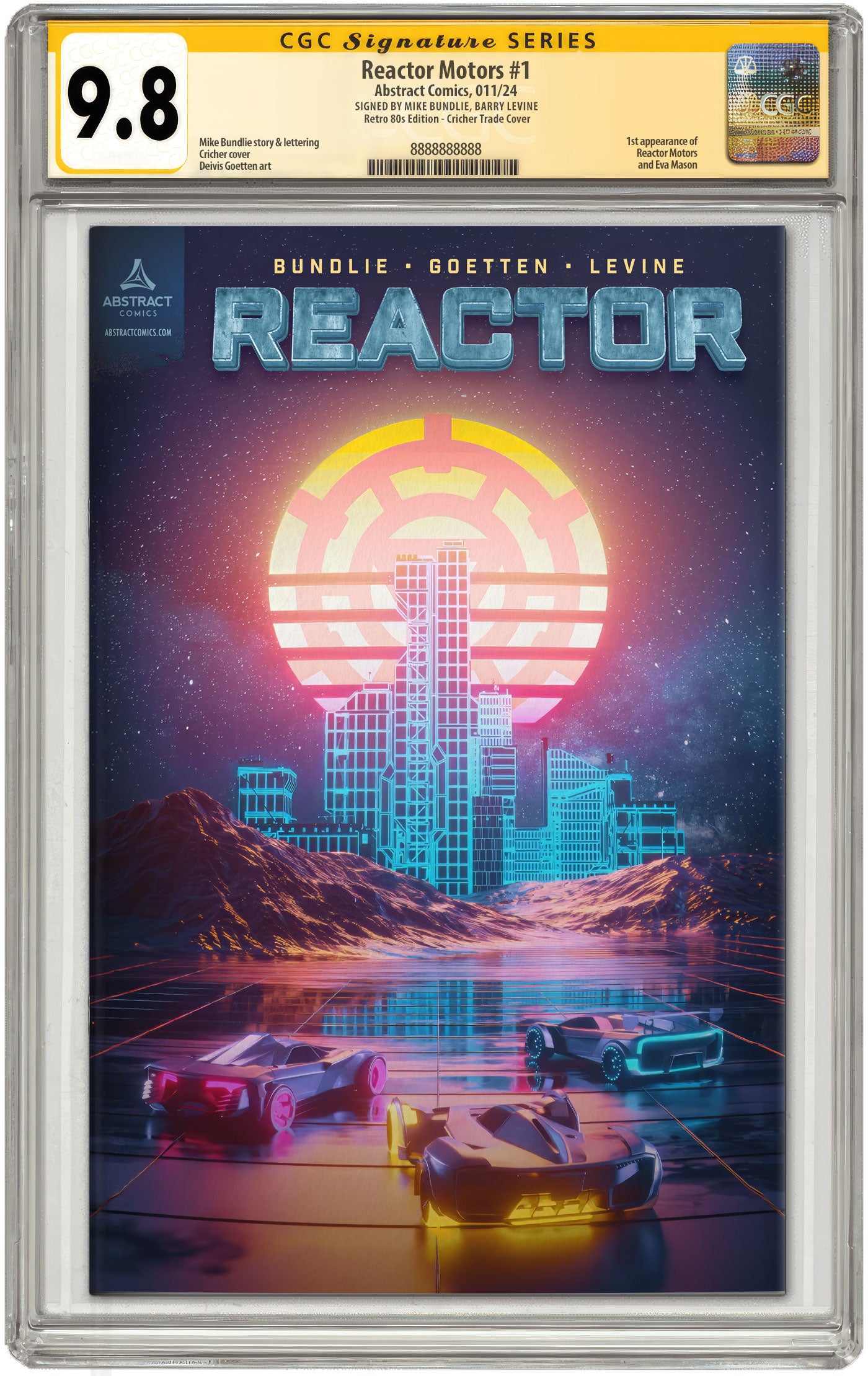 Reactor 2042 Vol 1 CGC Signature Series 9.8